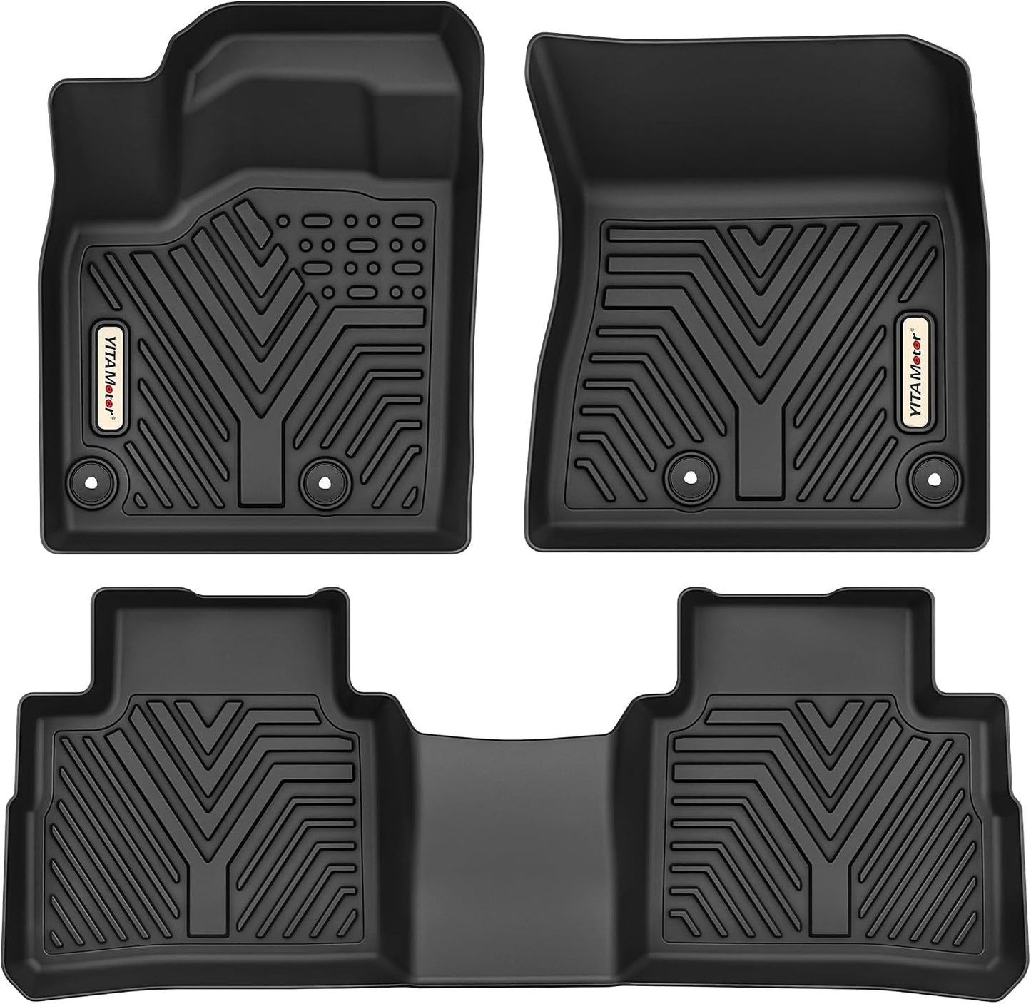 Tapetes para Nissan Rogue 2021-2026 1ª y 2ª fila color negro