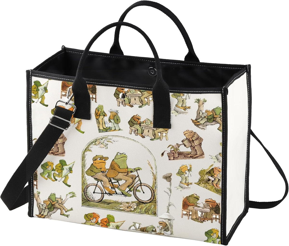 Bolso de hombro con personaje rana y sapo Arnold Lobel