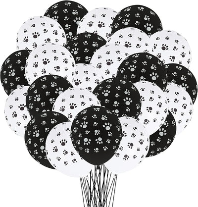 30 Globos Látex 12pulg Estampado Perro Cachorro Decoración