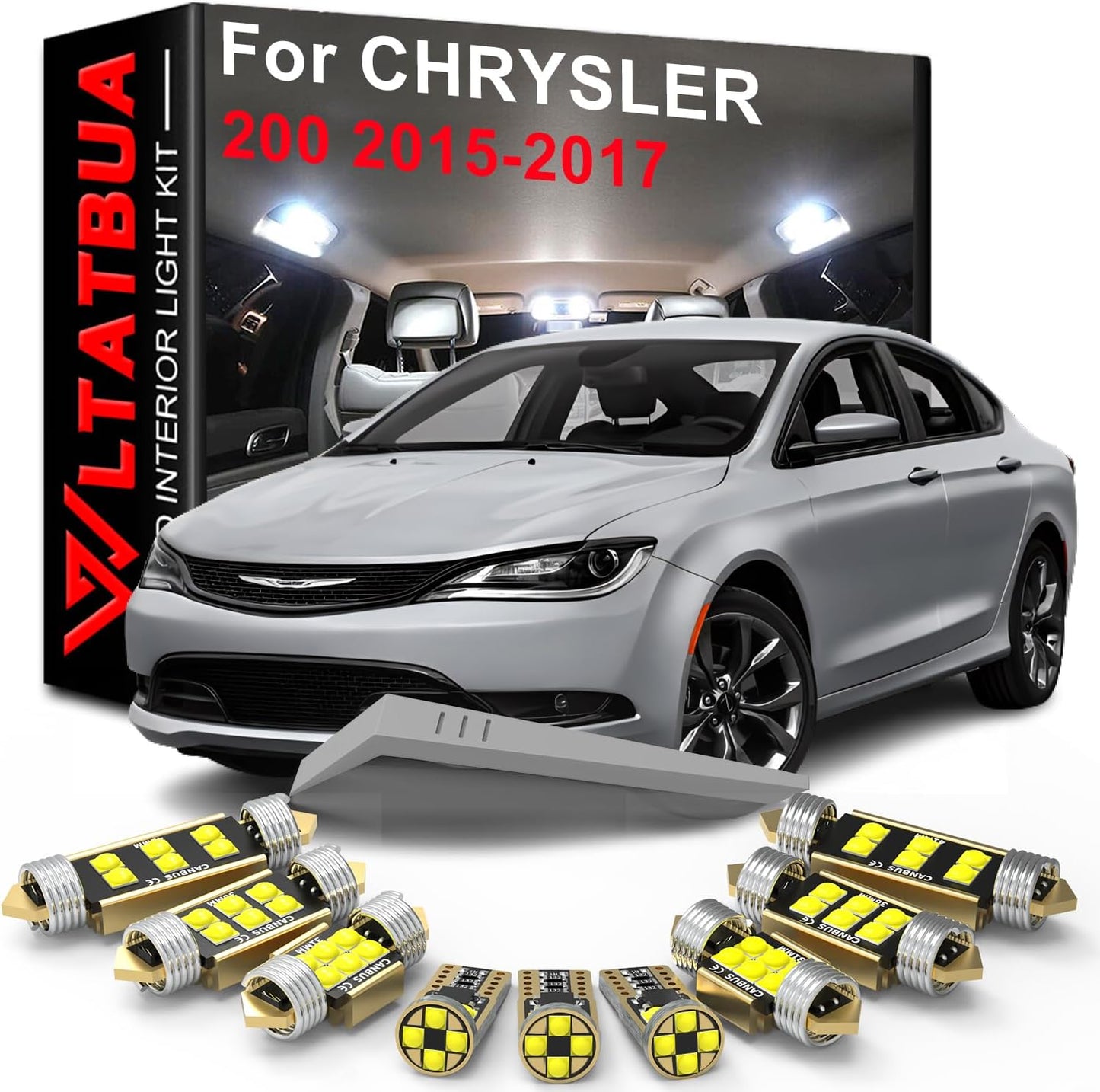 Kit luz interior LED repuesto Chrysler 6000K blanco