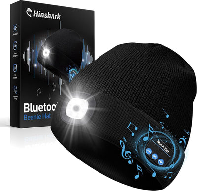 Gorro LED Bluetooth regalo para hombres color negro