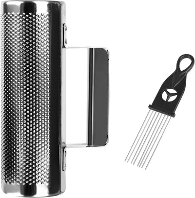 Guiro acero inox 83 pulg raspador percusión latina