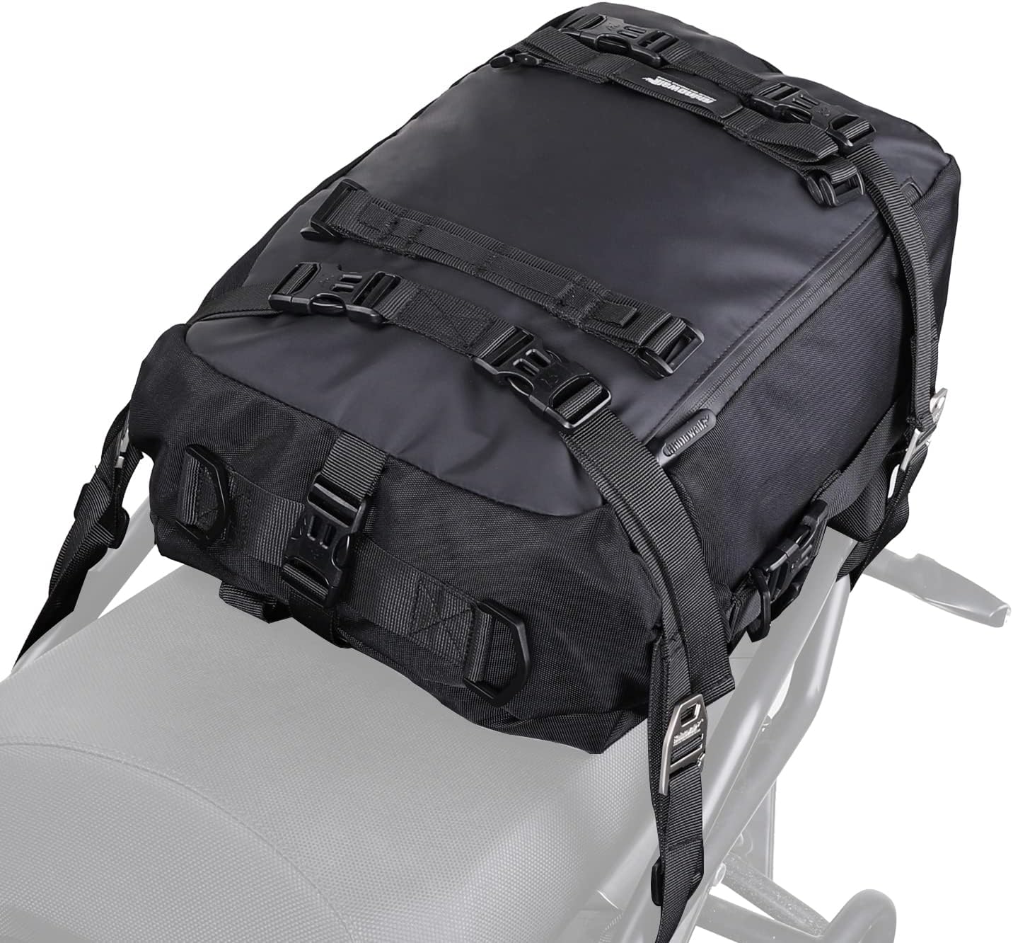 Bolsa sillín motocicleta impermeable 20L negro