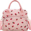 Bolsa almuerzo aislada reutiliz. portátil rosa fresa
