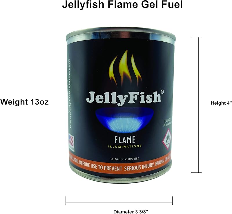 Gel Fuel 24 latas 13oz interiores exteriores