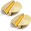 Tiradores dorados latón cepillado para gabinete 3" pack 4