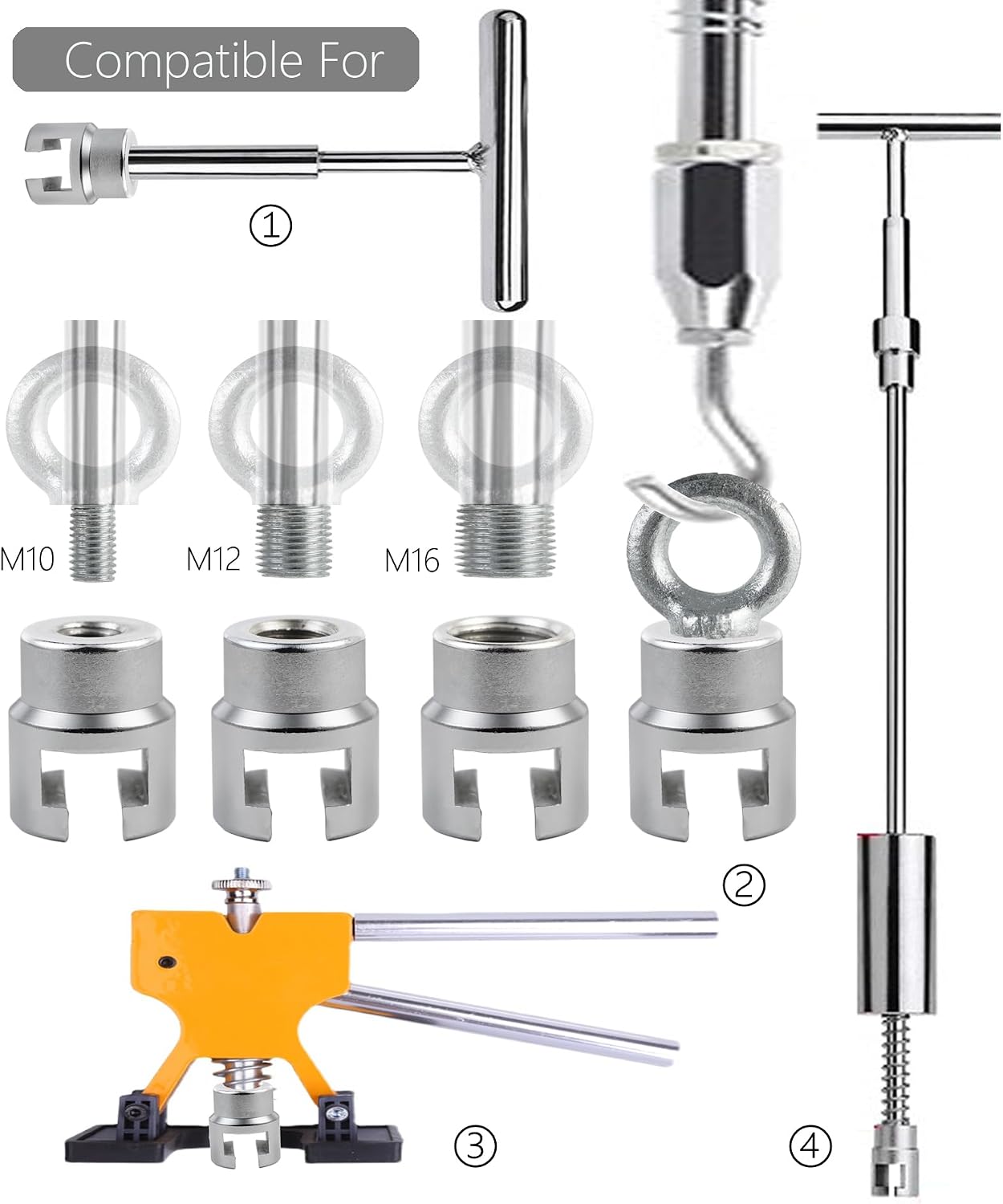 Kit extractor abolladuras M16 alta resistencia PDR