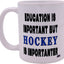 Taza café sarcástica hockey gran idea regalo