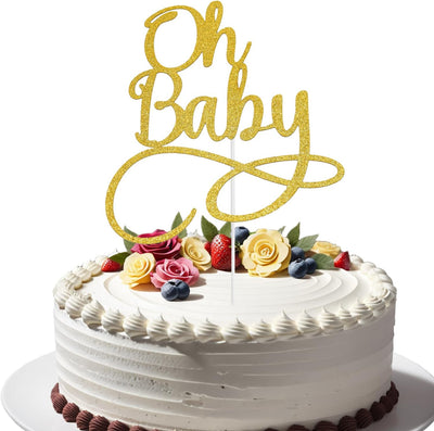 Adornos tarta baby shower estilo B para cumpleaños niño