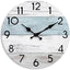 Reloj madera silencioso 8pulg estilo campestre decorativo