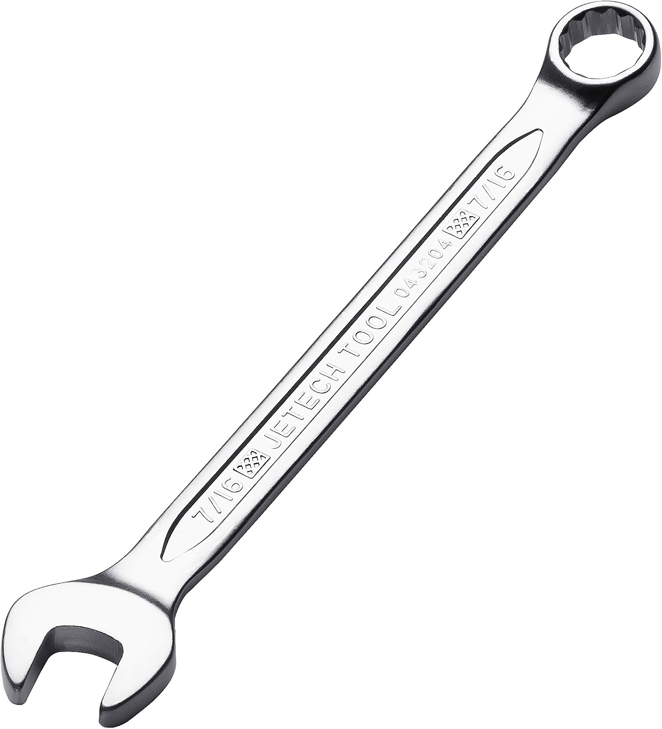 Llave combinada 7/16 pulg acero Cr-V 12 puntos