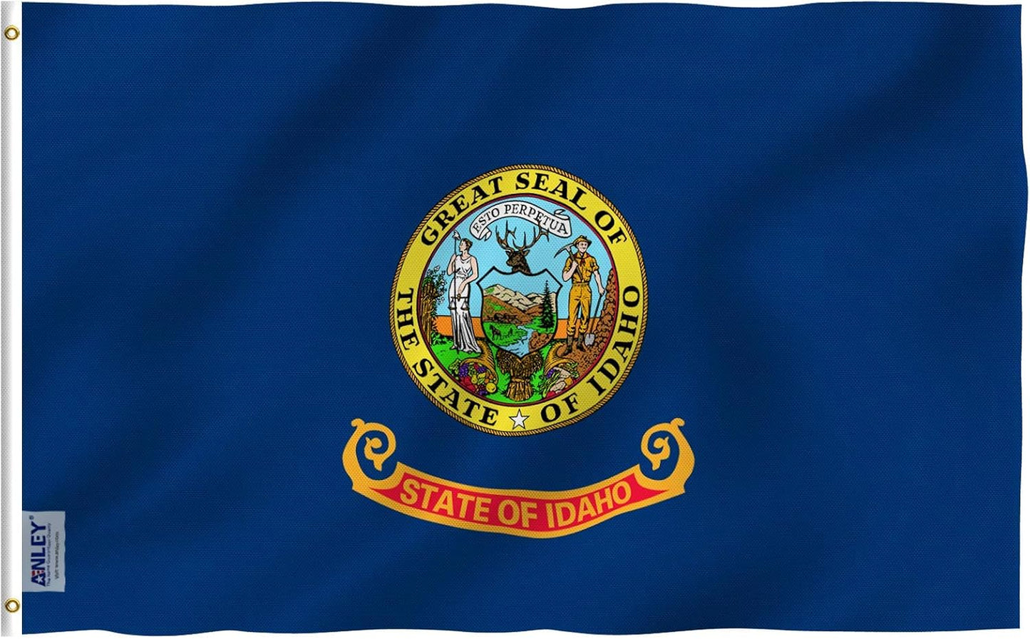 Bandera Idaho 3x5ft poliéster a prueba de decoloración