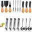 Set 20 Pzas Accesorios Mesa Charcutería Cuchillos Esparcidores