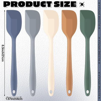 36 Espátulas Silicona 8.2pulg Antiadherente Uso Cocina