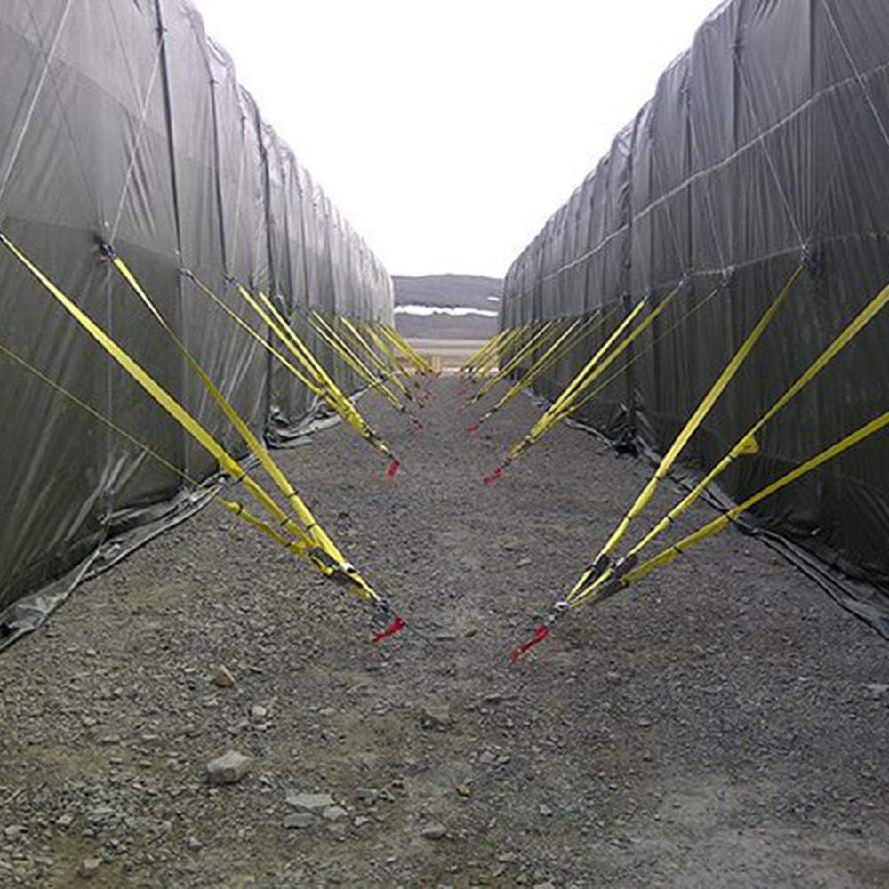 Anclaje tierra hélice 4pulg varilla 0.551pulg rojo resistente