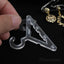 50 Perchas Transparentes para Joyas Colgantes