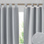 2 Cortinas impermeables exteriores 52x84pulg gris claro