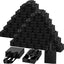 50 Cajas Regalo Joyería Negras 3.1x3.1" Arete Pulsera Collar