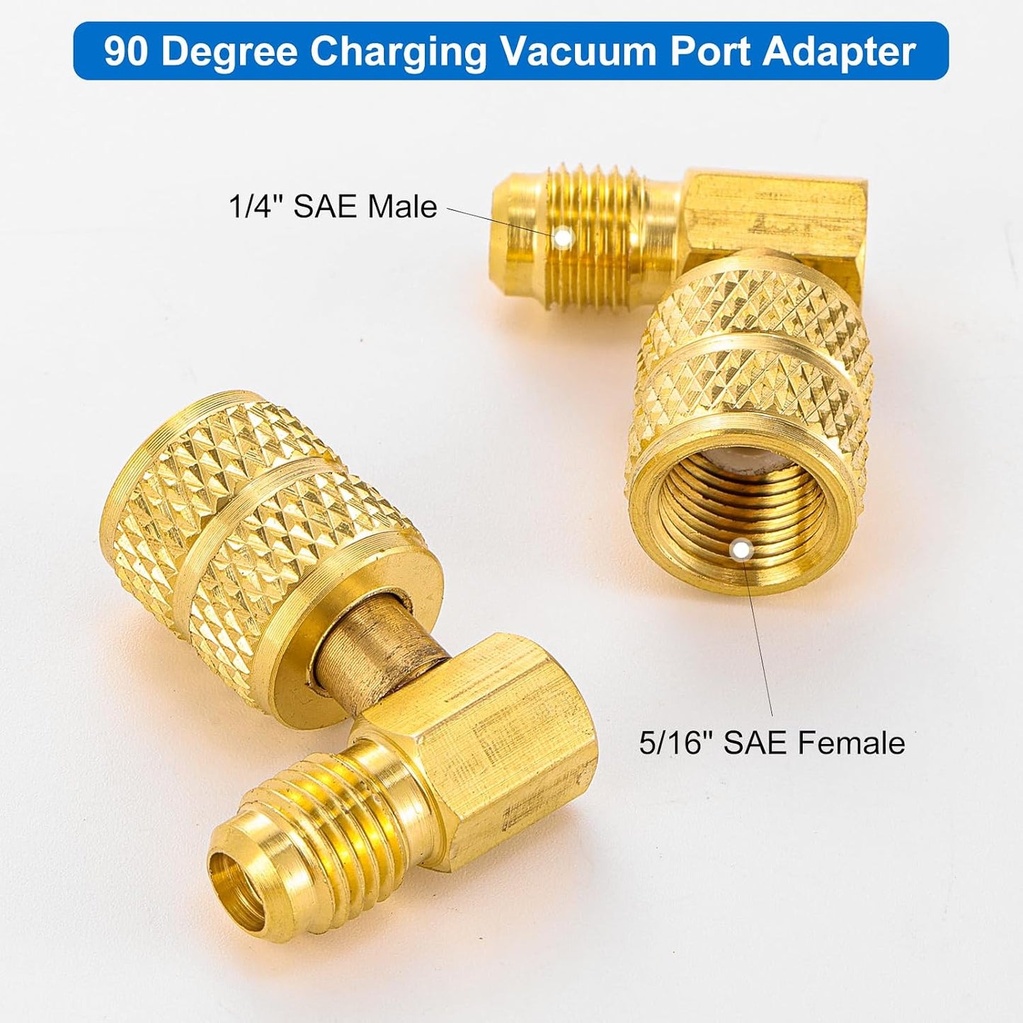 Kit adaptadores R410A 5/16 a 1/4"
