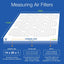 Filtros aire plisados MERV 10 paquete 4 14x20x1