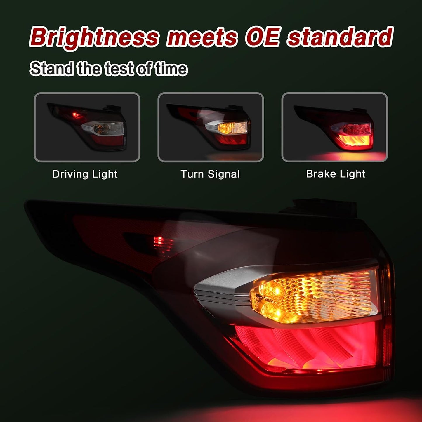 Conjunto luces traseras Ford Escape 2017-2018 lado izquierdo