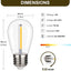 Bombillas LED blancas cálidas E26 impermeables 15 pzas