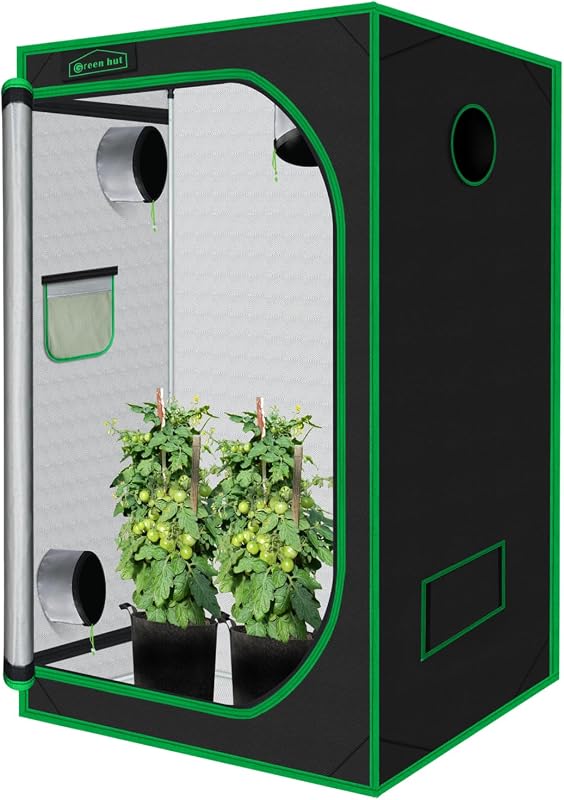 Tienda cultivo interior 48x48x78" Mylar plantas