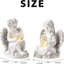 2 Pack Estatuas Ángel Jardín Decoración Externa