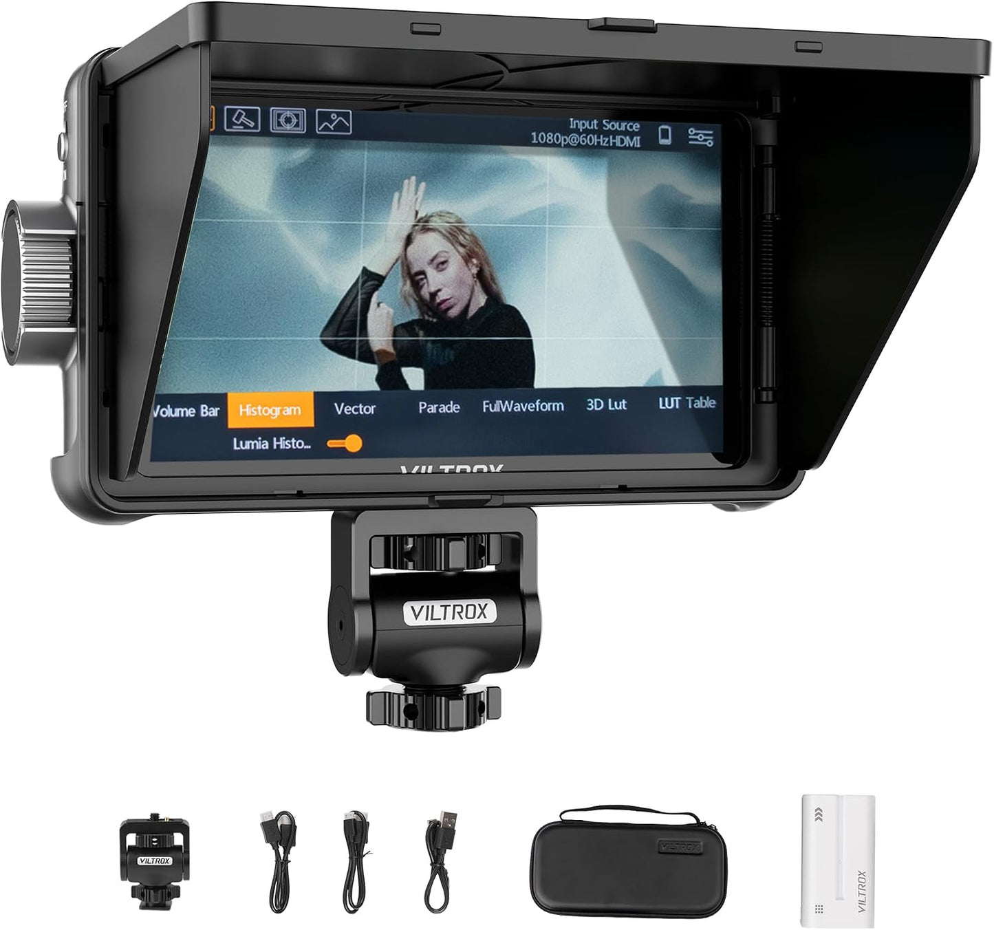Monitor HDMI 4K 5.5pulg 1200nits HDR visible luz dia