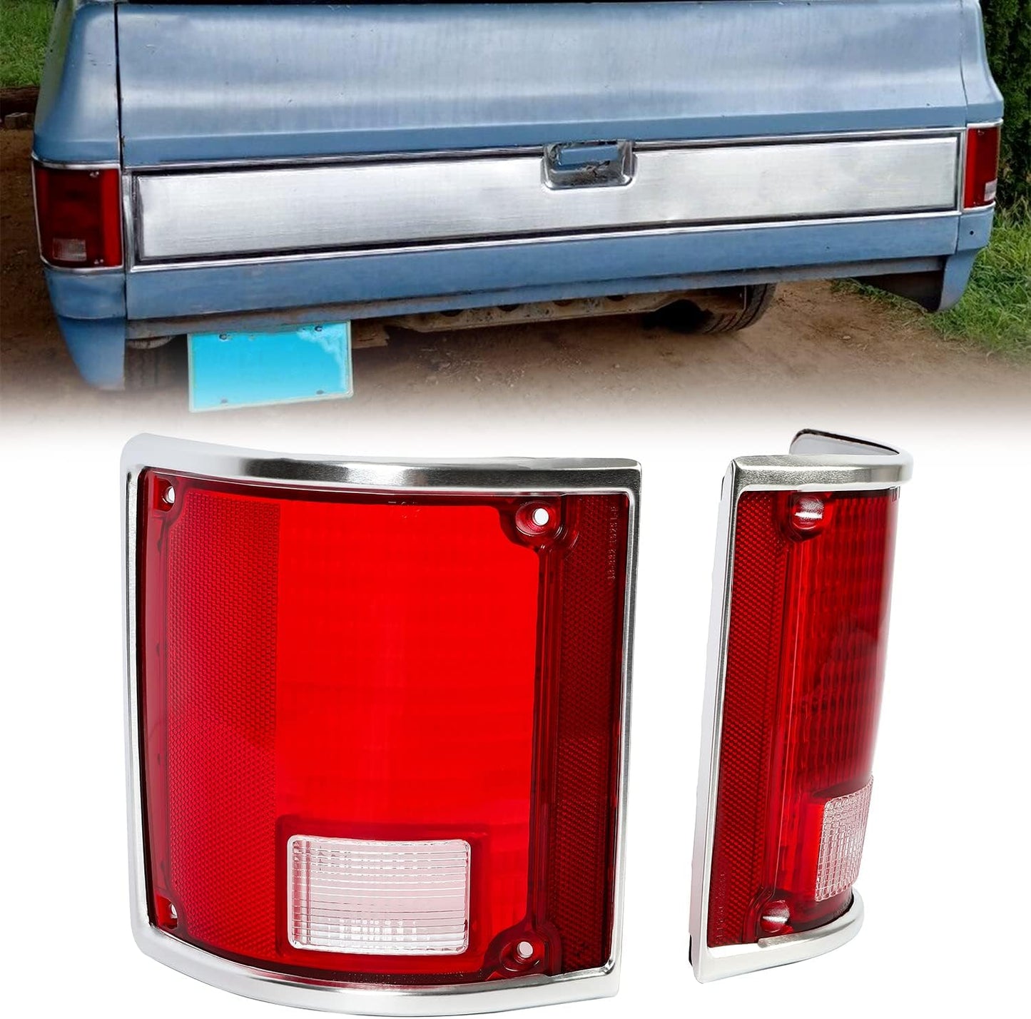Lentes luz trasera comp Chevrolet Blazer 73-91 izq y der