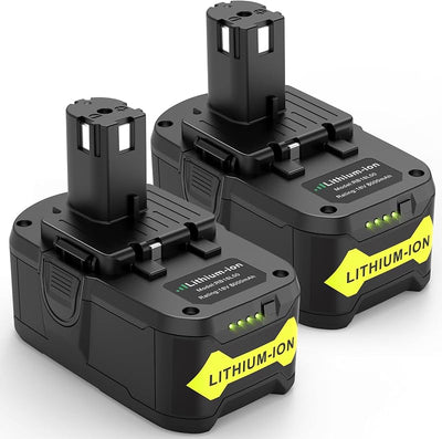 Reemplazo batería litio Ryobi 18V 8.0Ah 2 Pzas