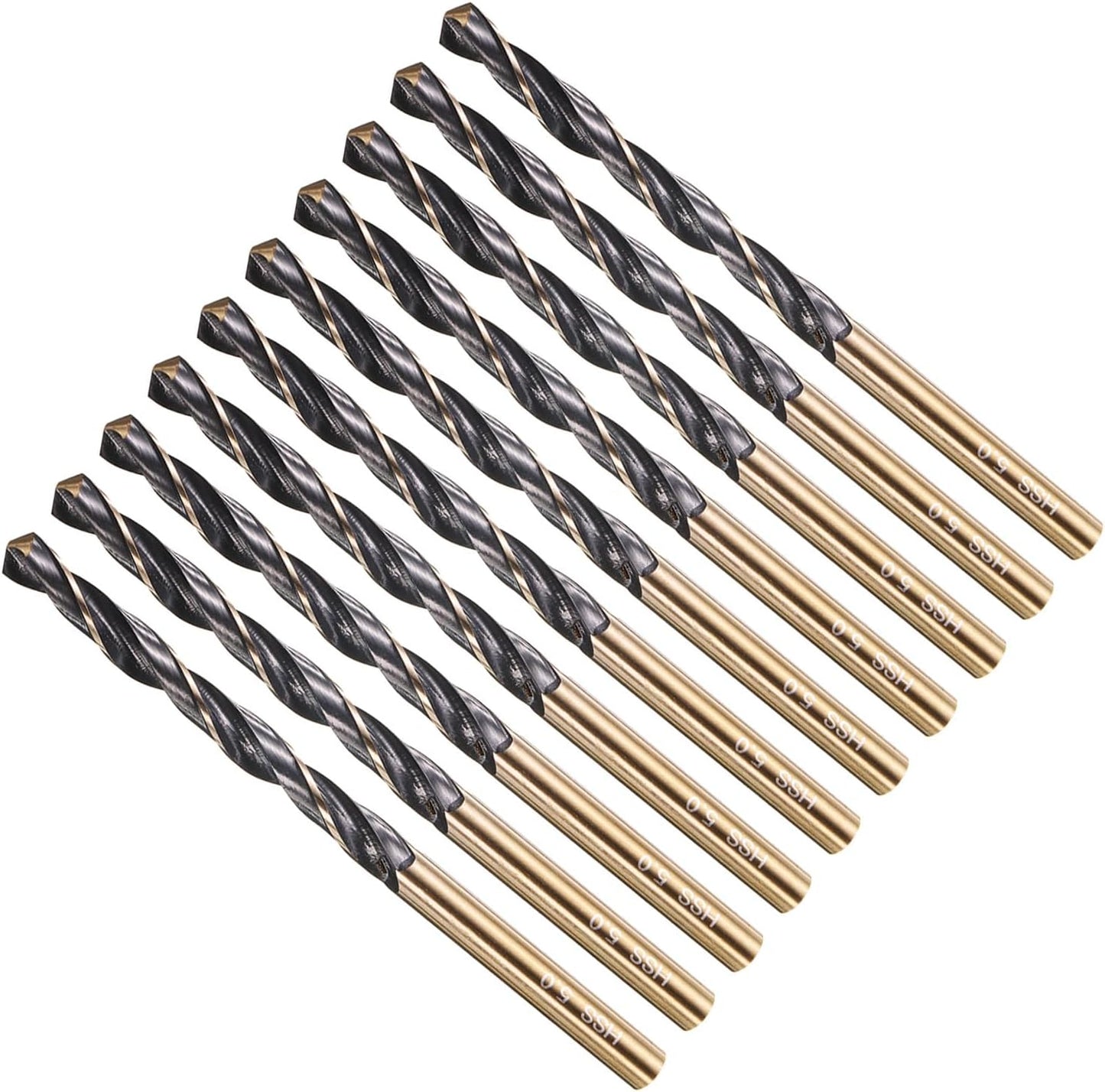 Broca acero 4341 para cobre aluminio madera 10uds
