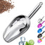 Cuchara hielo acero inox 3oz color plata