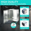 Caja eléctrica acero inox 12x12x8" IP66 impermeable