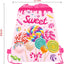 12 Bolsas Fiesta con Cordón Piruleta para Niños 10.6x13.4pulg