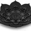 Bandeja silicona mandala para joyas negro