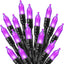 Guirnalda luces Halloween 98ft 300 LED 8 modos morado