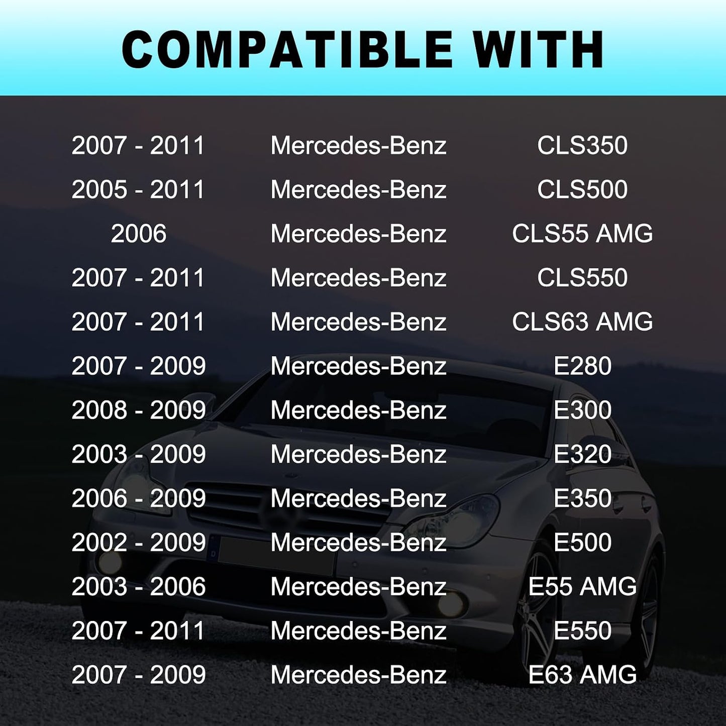 Tanque refrigerante motor comp Mercedes CLS E 550E 63 AMG