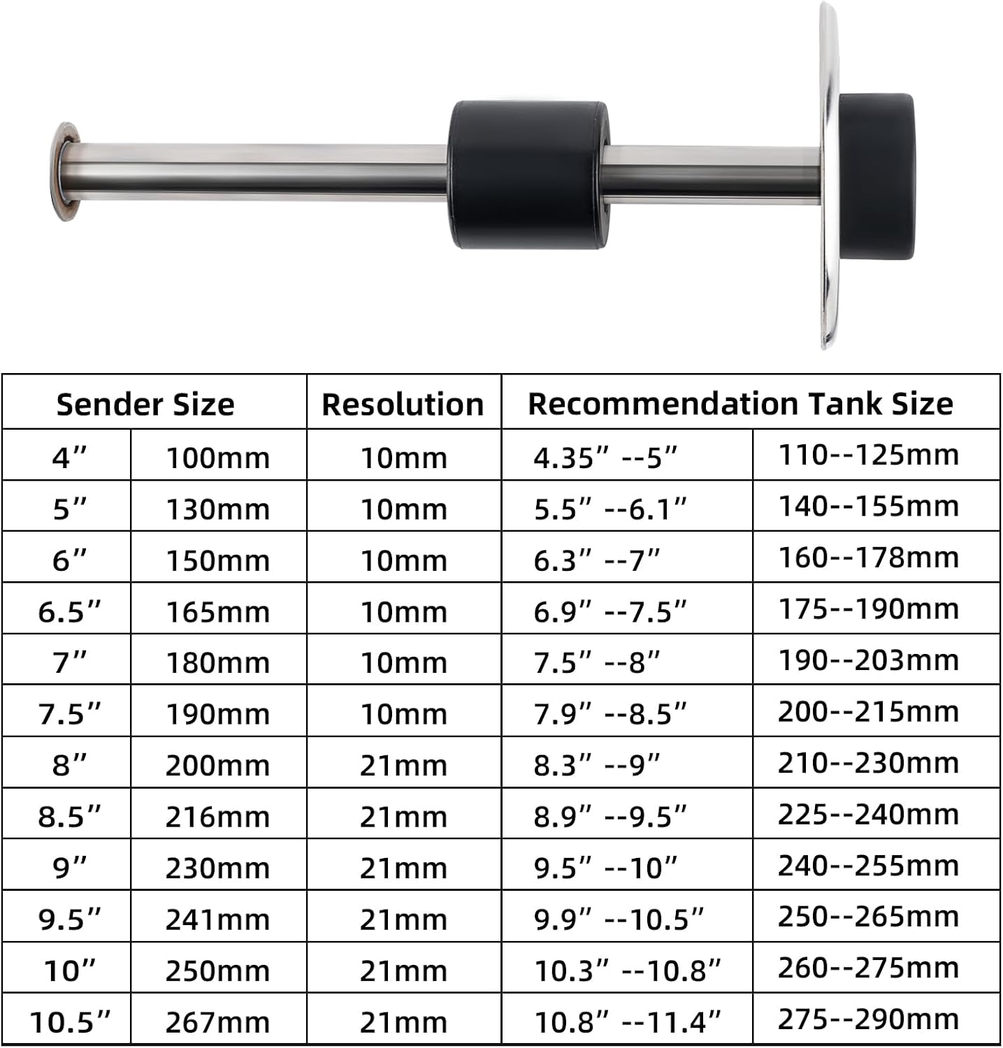 Bomba tanque combustible eléctrica 8.5" 240-33ohmios