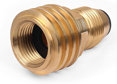 Adaptador tanque propano POL a manguera o regulador QCC1