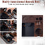 Caja organizadora café expreso 9 en 1 nogal natural
