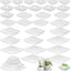 30 Platillos Plantas 4-12" Bandejas Plástico Goteo