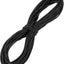 Cuerda trenzada 1/4pulg 150ft para barco campamento negro