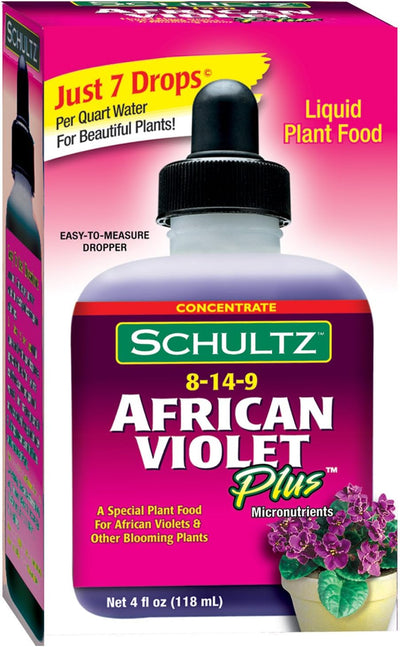 Alimento vegetal 8-14-9 para African Violet 4oz