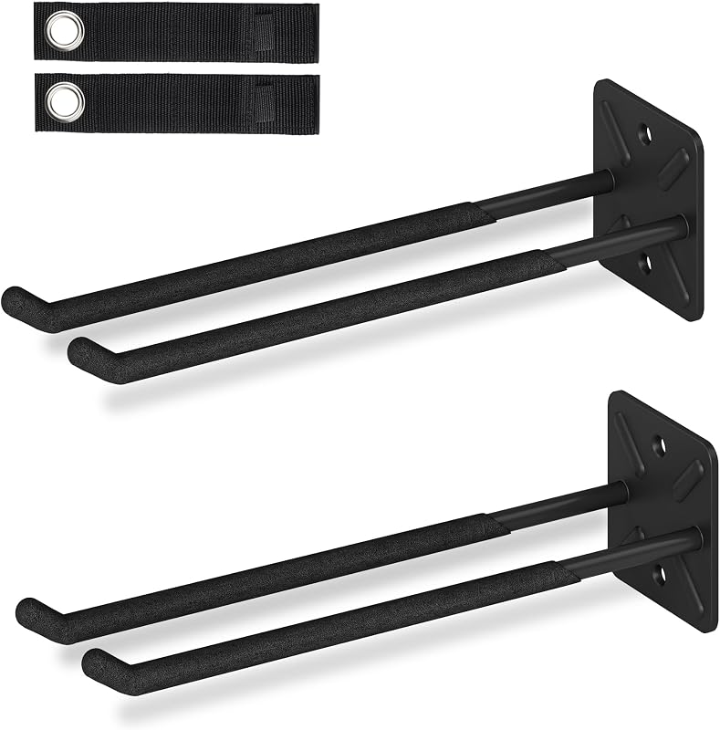Ganchos garaje 12.4pulg carga 200lb para escaleras