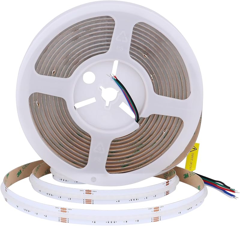 Tira LED RGB 16.4ft 784 LEDs/M 24V para hogar fiesta