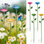 Baños de abejas jardín con diseño flores 4 Pzas