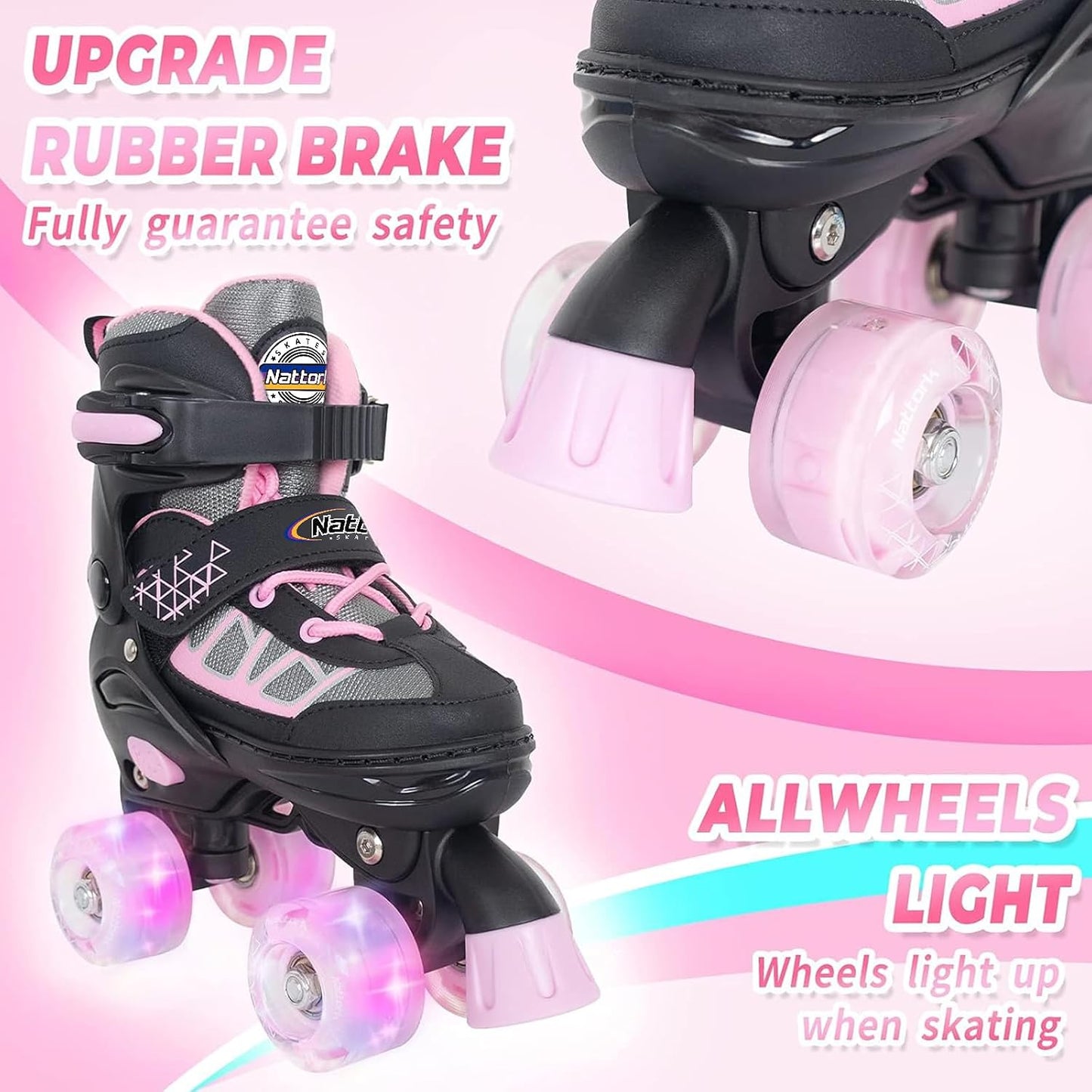 Patines niños ruedas iluminadas interiores exteriores