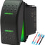 Interruptor basculante impermeable 12V 24V 7 pines vehicular