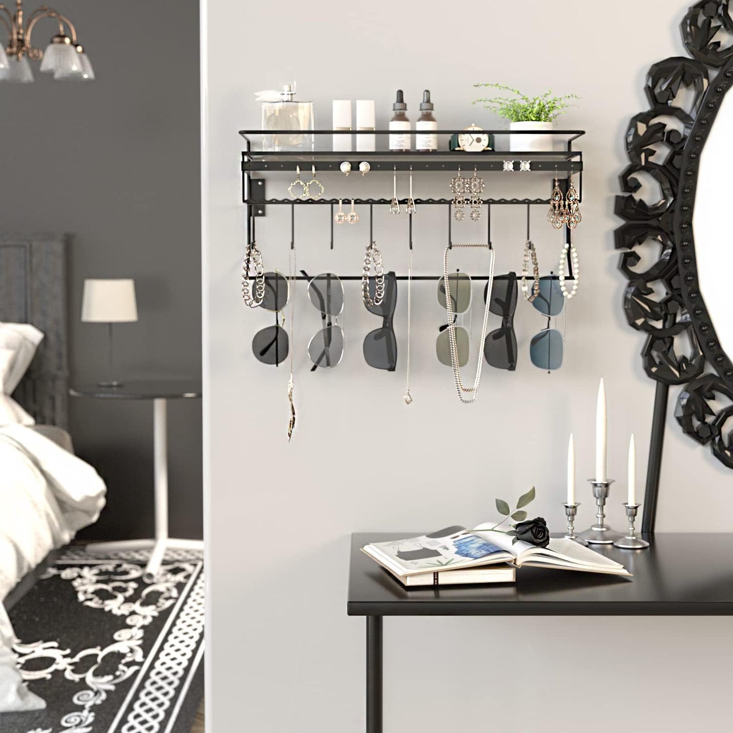 Organiz. joyas para pared JackCubeDesign